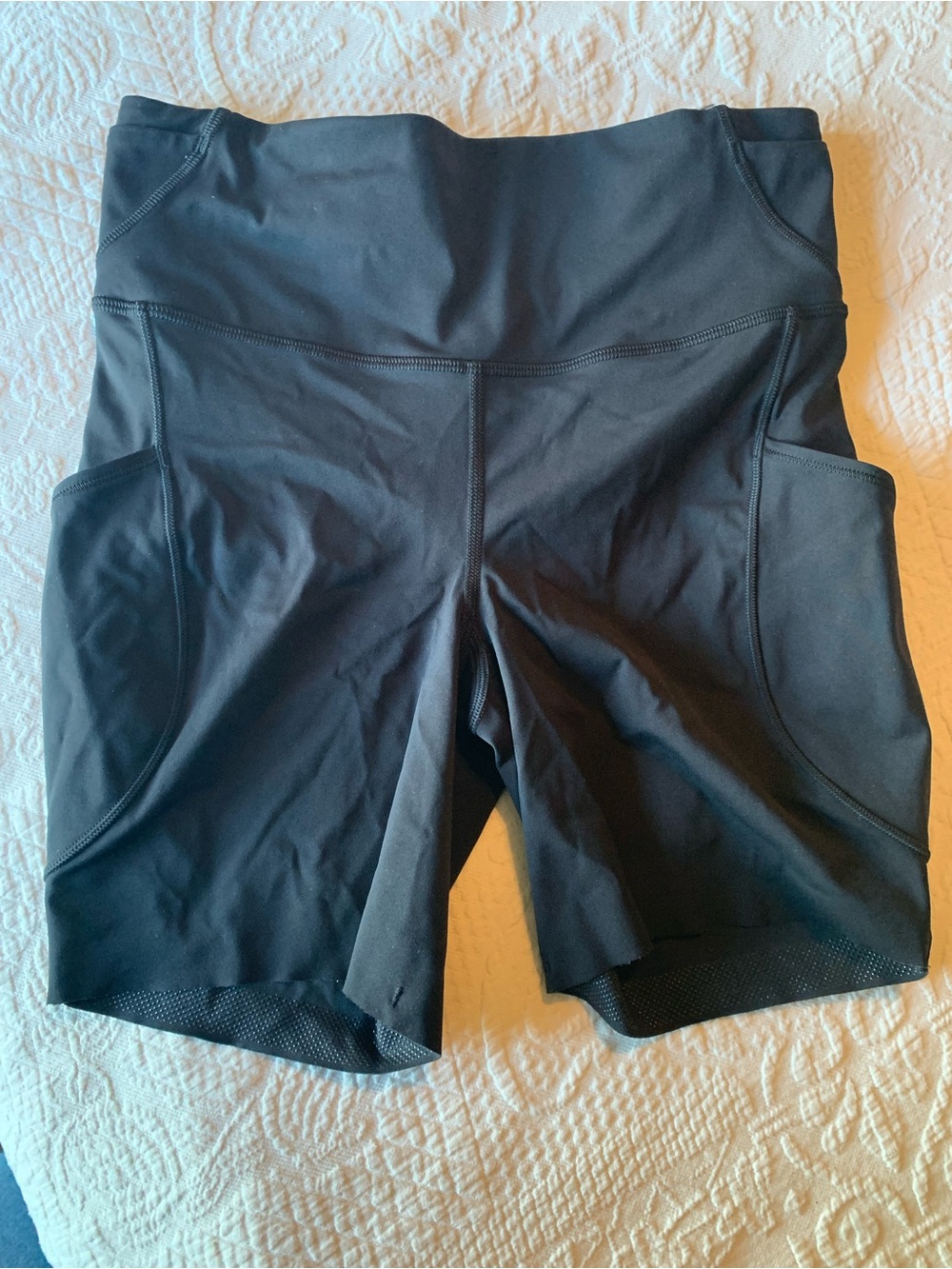 Lululemon 6” Fast and Free High-Waist Black Women’s Performance Bike Shorts